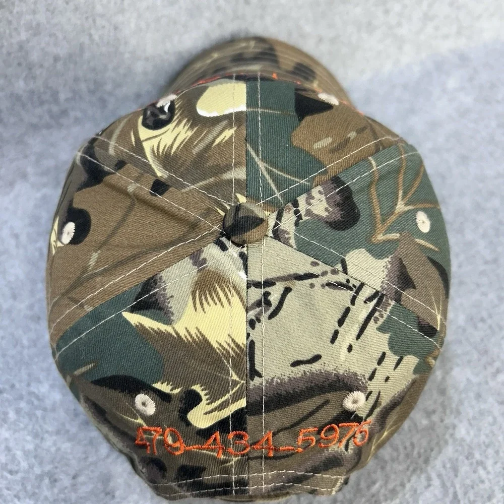 Honda Floyd Traylor Camo Hat Cap OTTO Orange Embroidered Strapback